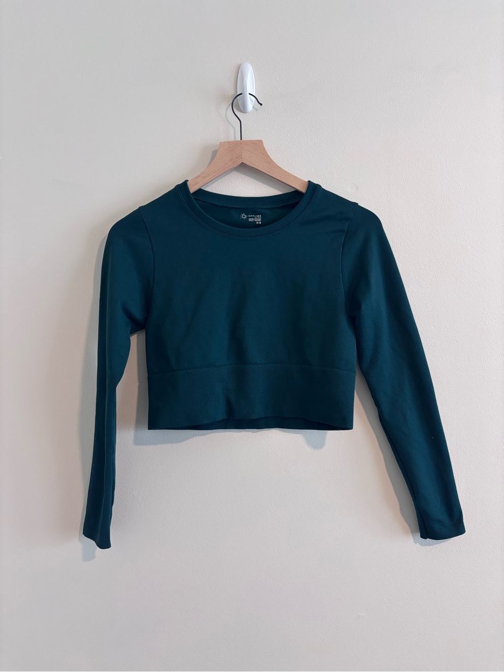 offline by aerie Dark Green Long Sleeve Athletic Top